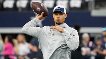 As Dak Prescott continues to patiently wait for a contract extension, eyes are on backup quarterback Trey Lance, who’s a complete mystery so far.